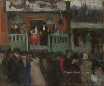 Artworks by 350 Famous Artists Painting - Fairground 1900 Pablo Picasso
